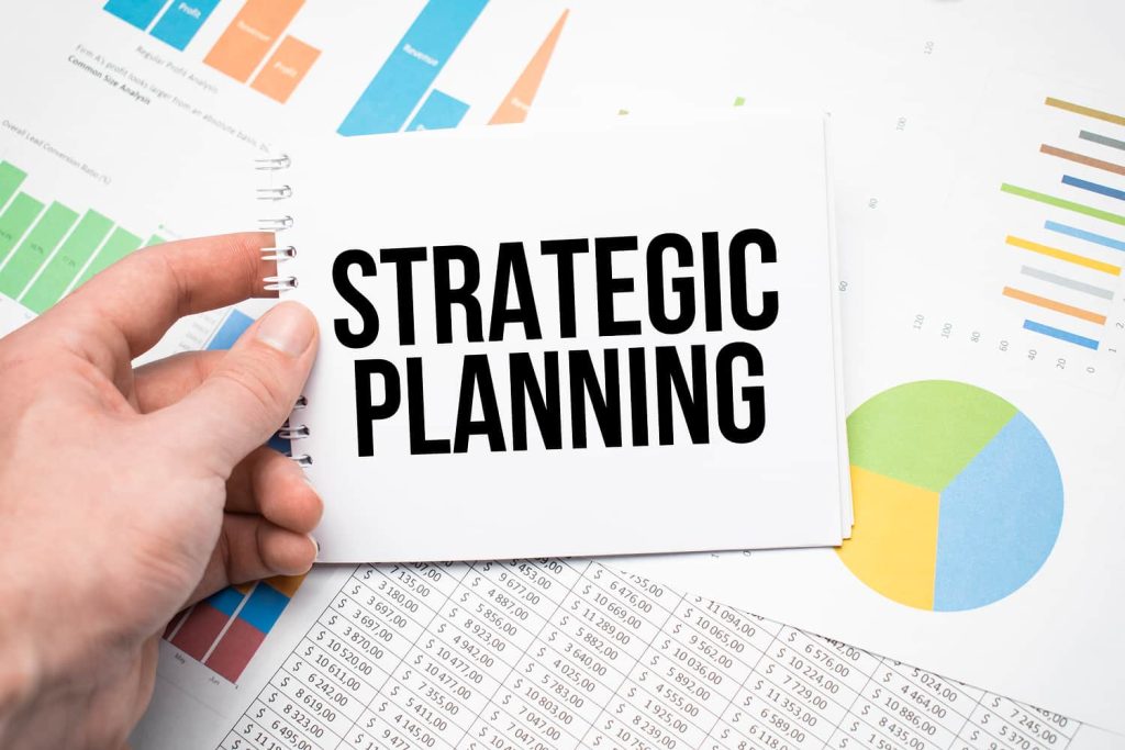 Business consulting and strategic planning services.