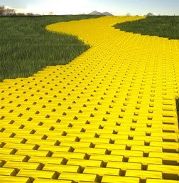 heading down the yellow brick
