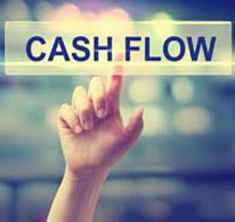 Cash Flow Concept Hand